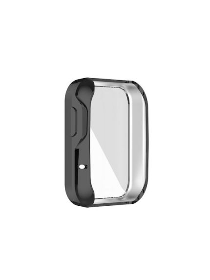 For Xiaomi Mi Watch Lite / Redmi Watch Full Coverage TPU Electroplating Protective Case(Black)