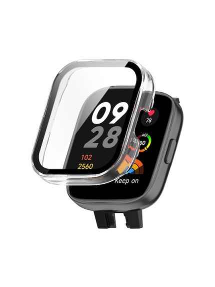 Για το Redmi Watch 3 TPU πλήρως κλειστή προστατευτική θήκη ρολογιού (διαφανή)
