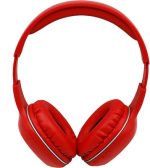 HD-889 Ασύρματα/Ενσύρματα Over Ear Ακουστικά με 6 ώρες Λειτουργίας Κόκκινα