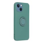 Forcell Ring Back Cover Σιλικόνης Πράσινο (iPhone 14)