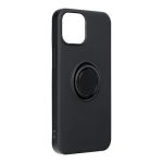 Forcell Ring Back Cover Σιλικόνης Μαύρο (iPhone 14 Plus)