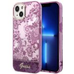 Original faceplate case GUESS GUHCP14SHGPLHF for iPhone 14 (IML Electro Cam TDJ / fuschia)