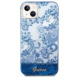 Guess Porcelain Collection Back Cover Πλαστικό Electro Cam TDJ / Blue (iPhone 14)