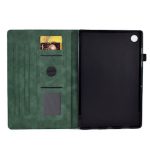 For Huawei MatePad T 10 / T 10s / Honor Pad 6 / X6 Embossed Smile Flip Tablet Leather Case(Green) - Image 3