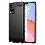 Forcell Carbon Back Cover Πλαστικό Μαύρο (Vivo Y21)