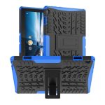 Για Lenovo Tab M10 X605 / X505 Tire Texture Προστατευτική θήκη tablet TPU+PC με θήκη (Μπλε)