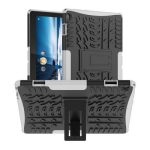 Για Lenovo Tab M10 X605 / X505 Tire Texture Προστατευτική θήκη tablet TPU+PC με θήκη (λευκή)