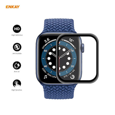 large_20230126205016_9b251908 Για Apple Watch Series 6/5/4/SE 44mm ENKAY Hat-Prince 3D Full Screen PET Curved Hot Bending HD Screen Protector Film (Μαύρο) - Image 1