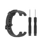Για Amazfit T-Rex Pro / λουράκι  σιλικόνης Amazfit T-Rex με εργαλεία αποσυναρμολόγησης, One Size (Dark Grey)