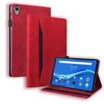 Για Lenovo Tab M10 HD Gen 2 TB-X306F Business, οριζόντια δερμάτινη θήκη αντικραδασμική με θήκη και υποδοχές για κάρτες και υποδοχή κορνίζας και στυλό (κόκκινο)