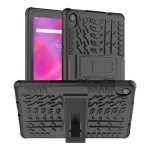 Για Lenovo Tab M8 3rd Gen 8506 / M8 HD 8505 Tire Texture Αντικραδασμική θήκη tablet TPU+PC με θήκη (Μαύρη)