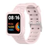 Για Xiaomi Redmi Watch 2 Lite/Watch Lite 2/Watch Lite/Redmi Watch 2/Redmi Watch λουράκι σιλικόνης (ανοιχτό ροζ)