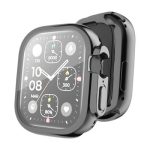 Για Apple Watch Ultra 49mm ENKAY Πλήρης κάλυψη, επικαλυμμένη μαλακή θήκη TPU με φιλμ οθόνης (μαύρο)