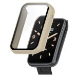 Για Xiaomi Mi Band 7 Pro PC+ Σκληρυμένη μεμβράνη Προστατευτική θήκη ρολογιού (λευκή)