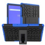 Για Lenovo Tab M10 Plus TB-X606F Tire Texture Προστατευτική θήκη TPU+PC με θήκη (Μπλε)