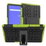 Για Lenovo Tab M10 Plus TB-X606F Tire Texture Προστατευτική θήκη TPU+PC με θήκη (πράσινη)