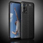 For OnePlus Nord N200 5G Litchi Texture TPU Shockproof Case(Black)