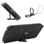 For Realme C21 Carbon Fiber Texture Horizontal Flip TPU + PC + PU Leather Case with Card Slot   (Black) - Image 4