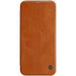 Θήκη Nillkin Qin Δερμάτινη θήκη συμβατή με Samsung J415 Galaxy J4+, (καφέ, flip, δέρμα PU)