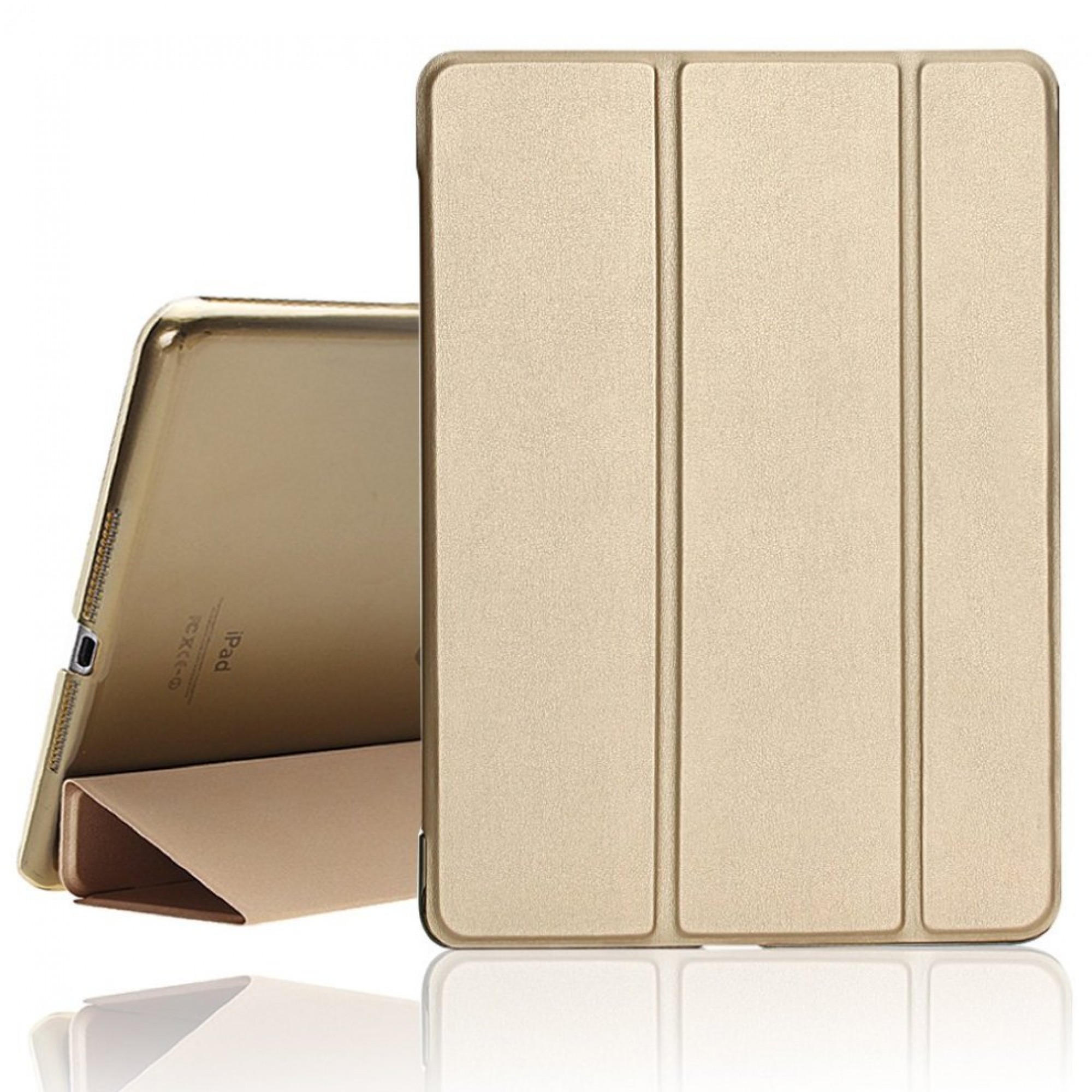 new-ipad-case-2017-ipad-97-inch-cover-case-champagne-gold-2000x2000 Magnetic 3-Fold Flip Cover Χρυσό (Lenovo Tab P10 10.1") - Image 1