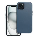 Δερμάτινο κάλυμμα Mag συμβατό με MagSafe για IPHONE 15 μπλε
