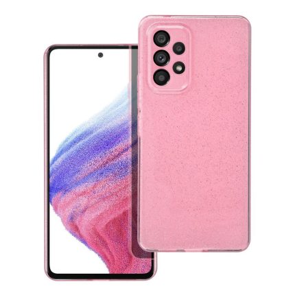 CLEAR CASE 2mm BLINK για SAMSUNG A53 5G ροζ