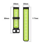 Huawei for  Watch GT 3 42mm 20mm Two-color Stripe Silicone Watch Band(Black Dark Grey)(OEM) - Image 5