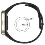 Xiaomi for  Redmi Watch 3 / Mi Watch Lite 3,  Sports λουράκι ρολογιών σιλικόνης δύο χρωμάτων (μαύρο+λευκό)(OEM) - Image 2