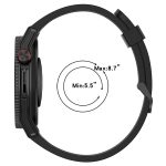 Huawei for  Watch GT 3 SE 22mm Two-color Stripe Silicone Watch Band(Black Dark Grey)(OEM) - Image 5