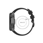 Για Garmin Fenix ​​7S 20mm Δίχρωμο λουράκι σιλικόνης (λευκό μαύρο) - Image 2