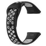 Xiaomi for Redmi Watch 3 Lite /For Redmi Watch 3 Sports λουράκι ρολογιών σιλικόνης δύο χρωμάτων (Μαύρο+Γκρι)(OEM) - Image 4