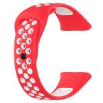 Xiaomi for Redmi Watch 3 / Mi Watch Lite 3,  Sports Two-Color Silicone Watch Band(ΑΣΠΡΟ+ΚΟΚΚΙΝΟ)(OEM) - Image 2