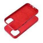 Δερμάτινο κάλυμμα Mag συμβατό με MagSafe για IPHONE 15 κόκκινο - Image 2