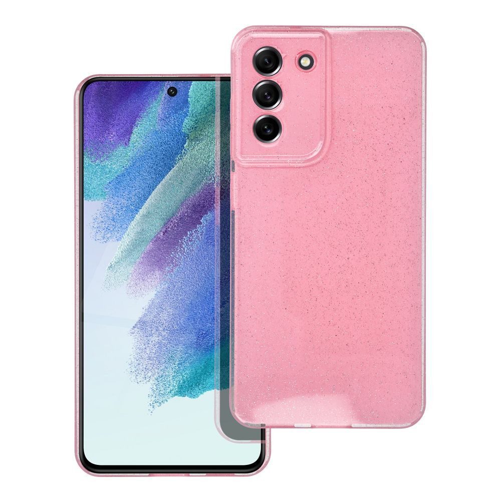 2a7efbc8a2c4a54e0b015e09dd666395 SAMSUNG CLEAR CASE 2mm BLINK για S21 FE ροζ - Image 1