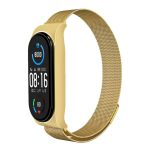Λουράκι Ανοξείδωτο Ατσάλι Χρυσό (Mi Smart Band 5/Mi Smart Band 6)