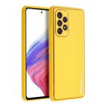 ΔΕΡΜΑΤΙΝΗ Θήκη για SAMSUNG Galaxy A53 5G κίτρινη - Image 2