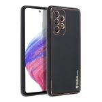 Forcell Elegant Back Cover Δερματίνης / Σιλικόνης Μαύρο (Galaxy A53) - Image 2