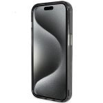 Γνήσια θήκη GUESS Hardcase GUHMP15SHRSGSK για iPhone 15 (Λογότυπο Magsafe / Glitter Script / Ring stand / μαύρο) - Image 3