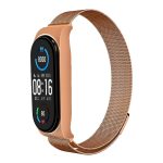 Λουράκι Ανοξείδωτο Ατσάλι Ροζ / Χρυσό (Mi Smart Band 5/Mi Smart Band 6)