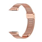 For Huawei Band 6 / Honor Band 6 / 7 MIJOBS Milan Stainless Steel Watch Band(Rose Gold) - Image 7