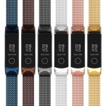 For Honor Band 4 / 5 MIJOBS Milan Stainless Steel Metal Buckle Watch Band(Black) - Image 4