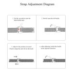 For Honor Band 4 / 5 MIJOBS Milan Stainless Steel Metal Buckle Watch Band(Black) - Image 5