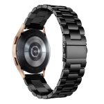 For Samsung Galaxy Watch4 40mm/44mm Universal Flat Head Three-bead Stainless Steel Watch Band(Black) - Image 3