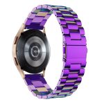For Samsung Galaxy Watch4 Classic 42mm/46mm Universal Flat Head Three-bead Stainless Steel Watch Band(Colorful) - Image 3