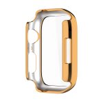 Electroplating Shockproof PC Protective Case with Tempered Glass Film For Apple Watch Series 9 / 8 / 7 41mm(Gold) - Image 6