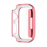 Electroplating Shockproof PC Protective Case with Tempered Glass Film For Apple Watch Series 9 / 8 / 7 41mm(Rose Gold) - Image 6