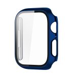Electroplating Shockproof PC Protective Case with Tempered Glass Film For Apple Watch Series 9 / 8 / 7 41mm(Starry Blue) - Image 6