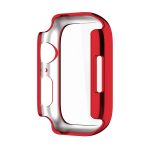 Electroplating Shockproof PC Protective Case with Tempered Glass Film For Apple Watch Series 9 / 8 / 7 45mm(Red) - Image 5