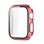 Electroplating Shockproof PC Protective Case with Tempered Glass Film For Apple Watch Series 9 / 8 / 7 45mm(Rose Gold) - Image 5