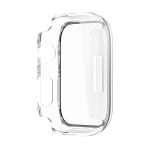 Electroplating Shockproof PC Protective Case with Tempered Glass Film For Apple Watch Series 9 / 8 / 7 45mm(Transparent - Image 5
